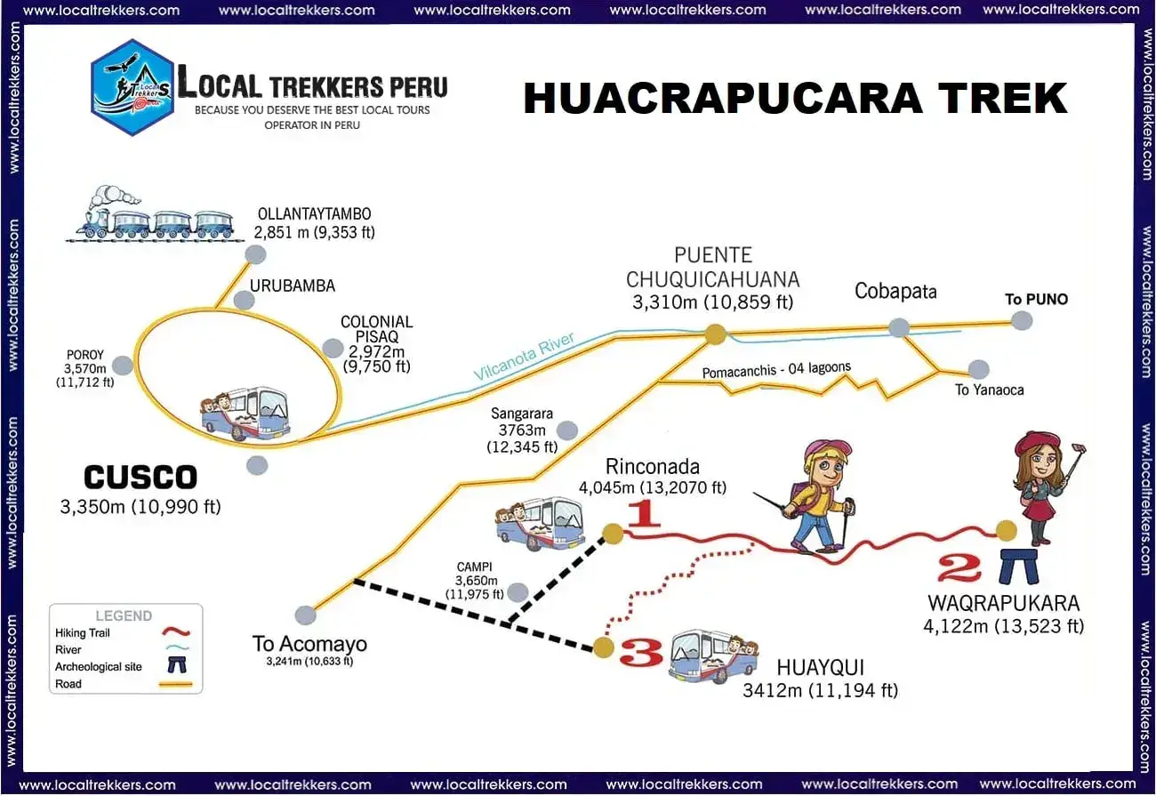 Journée Complète Consacrée aux Ruines de Huacrapucara - Local Trekkers Pérou - Local Trekkers Peru
