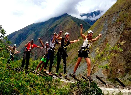 Inca Jungle Trek 4 Days Local Trekkers Peru